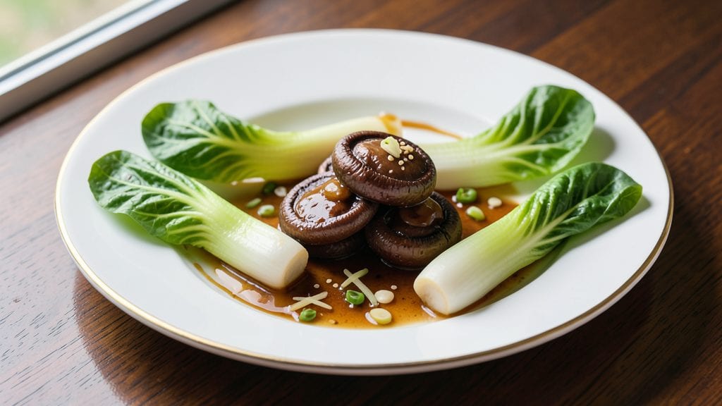 Bok Choy and Mushrooms in Oyster Sauce: Umami-Packed Stir-Fry in 15 Minutes