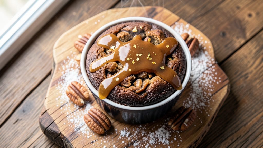 Gingerbread Cake With Sauce Recipe: Spiced Warmth and Molten Caramel Drizzle
