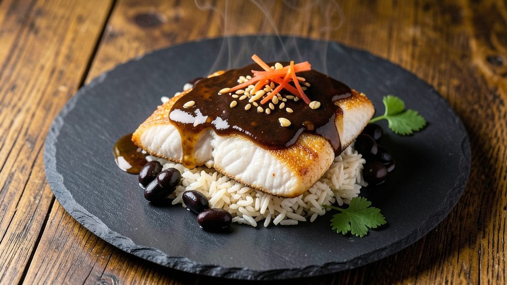Steamed Fish Fillet With Black Bean Sauce Recipe: Silky Sauce Balances Umami and Sweetness