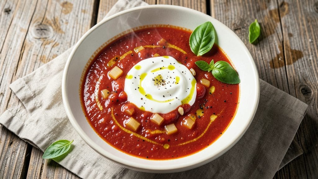 Tomato Soup Recipe with Canned Tomato Sauce: Chef's Trick for Restaurant-Style Depth